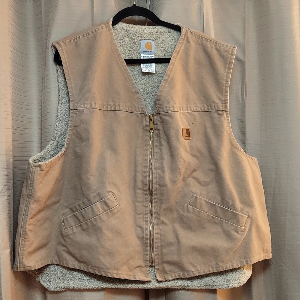 Carhartt Sherpa Lined Vest Size 3X